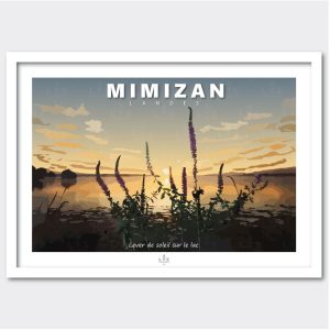 40 Mimizan, lever de soleil sur le lac