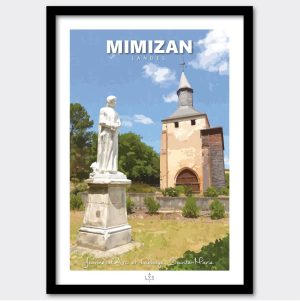 40 Mimizan, Jeanne d'Arc et l'Abbaye Sainte-Marie.