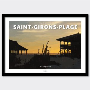 40 Saint-Girons-Plage au crépuscule