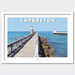 40 Capbreton, l'estacade.